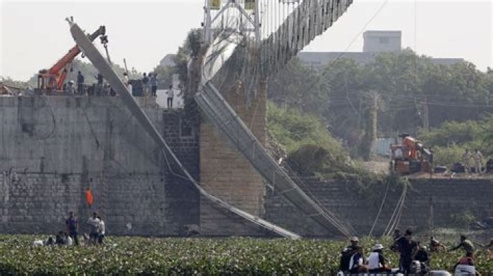 
9 arrested over Indian bridge collapse that killed at least 134 