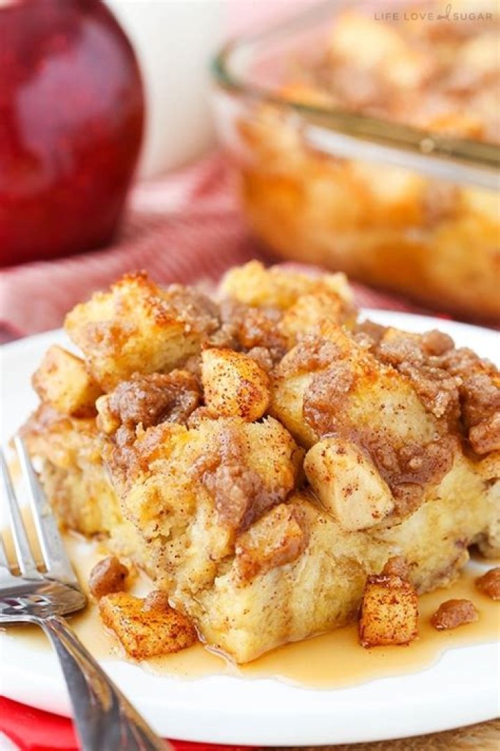 Apple French Toast Casserole - Celebrating Sweets