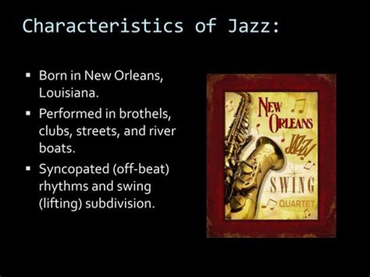 Characteristics of jazz music