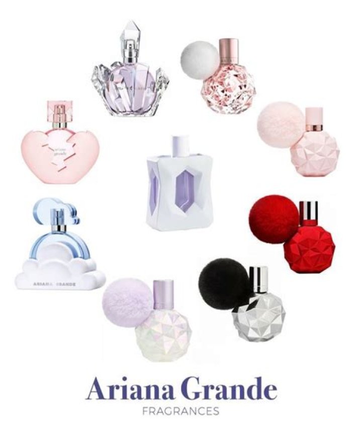 How many perfumes does Ariana Grande have?