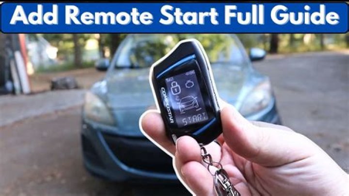 How to install remote car starter