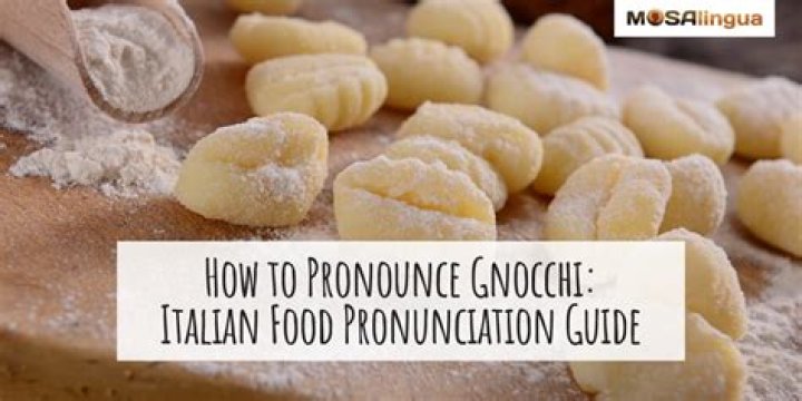 How to pronounce gnocchi in america
