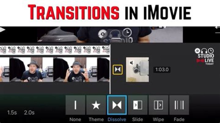 How to remove transitions in imovie
