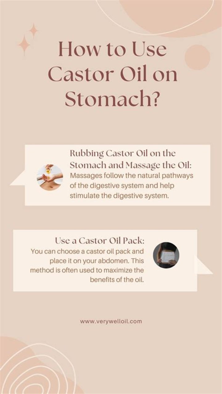 How to take castor oil to cleanse stomach