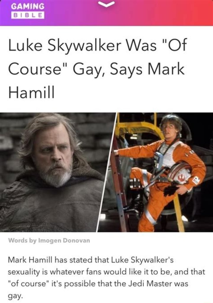 Is Mark Hamill Gay? His Comment On Luke Skywalker’s Sexuality