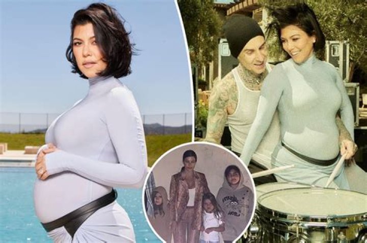 
Kourtney Kardashian Adds Last Name ‘Barker’ To Her Instagram Profile 