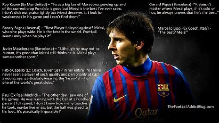 Lionel Messi Quotes & Quotes on Messi by Legends