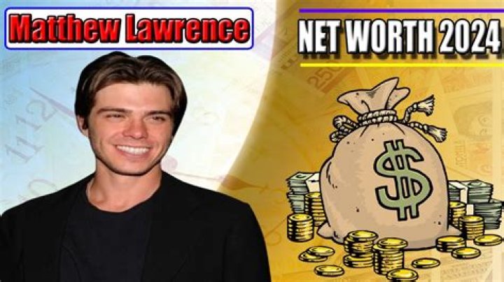 Matthew Lawrence Net Worth