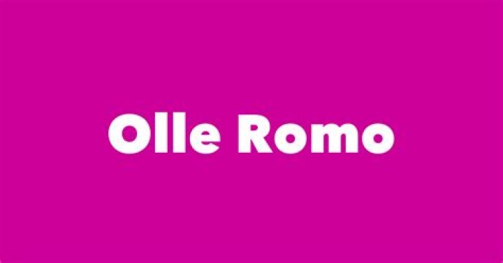 Olle Romo Net Worth