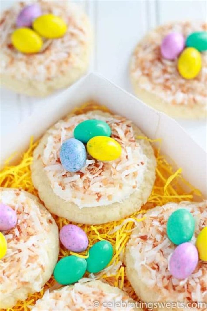 Bird's Nest Cookies - Celebrating Sweets