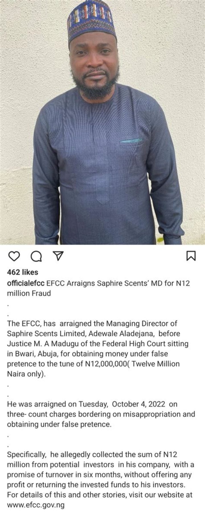 
Wale Jana Breaks Silence, Shares Deep Message Amid EFCC Arraignment 